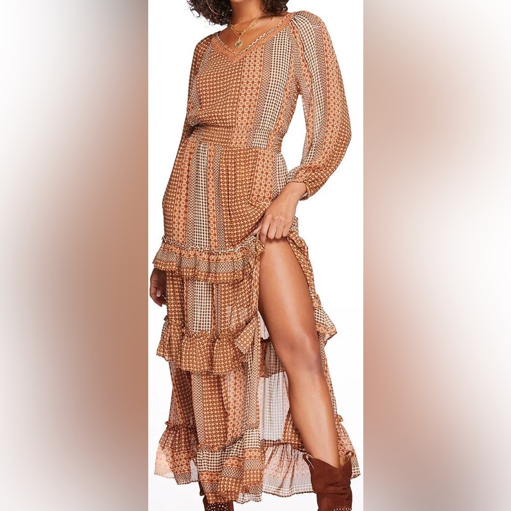 Jessica Simpson Earthy Toned Crochet Dress - perfect condition
